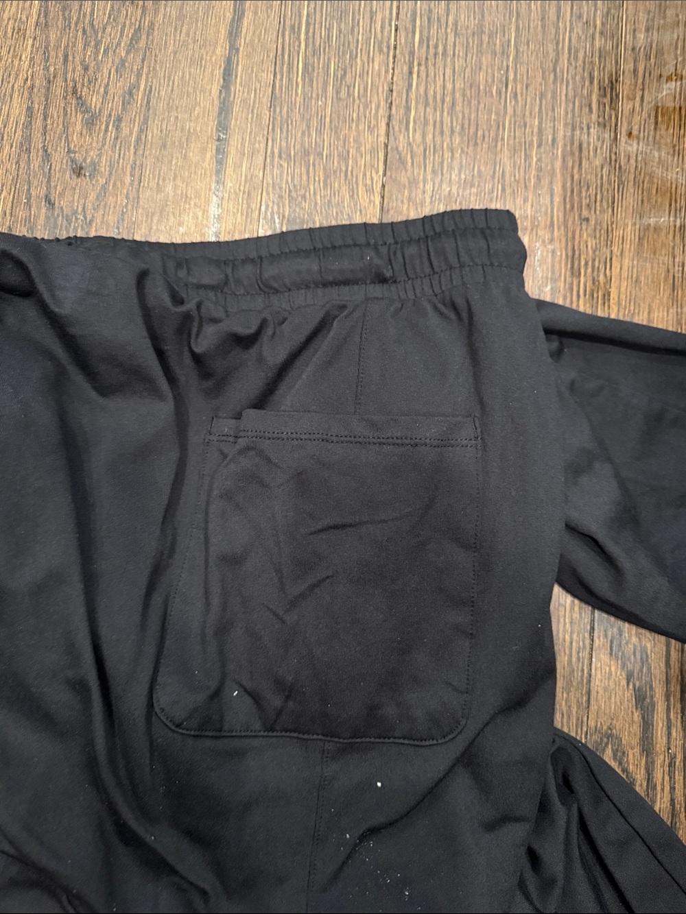 ALO Yoga Men's Black Jogger Pants with Drawstring - Picture 2 of 3